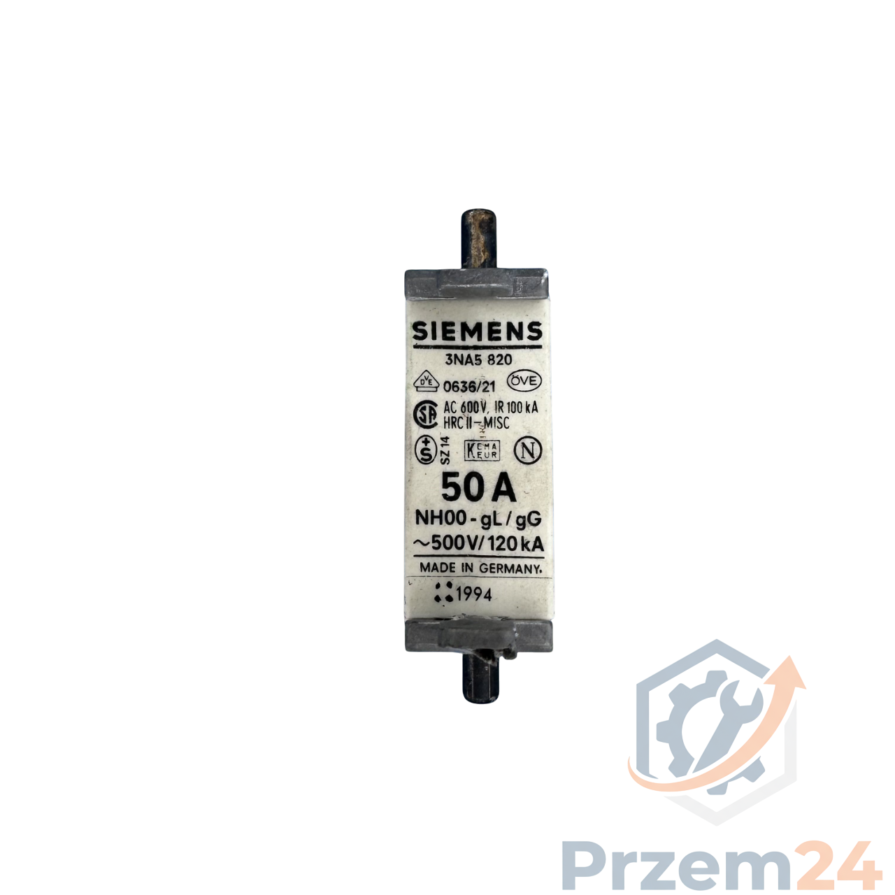 Siemens-3NA5-820-Bezpiecznik-50A-500V-120kA