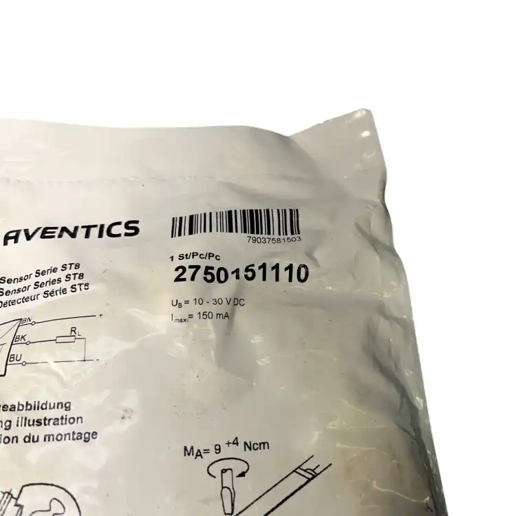 Aventics-Rexroth-2750151110-Czujnik-zbliżeniowy-1030VDC-150mA-3