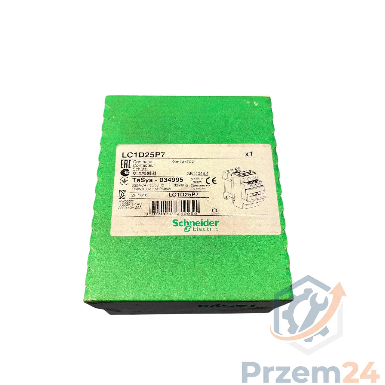 Schneider-LC1D25P7-034995-Stycznik-230-VCA-50-60-Hz