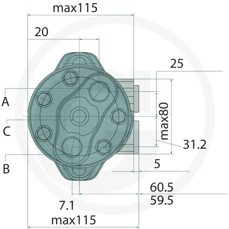 WHITE-OMR-X-160-11185469-Silnik-hydrauliczny-D-=-25mm-5