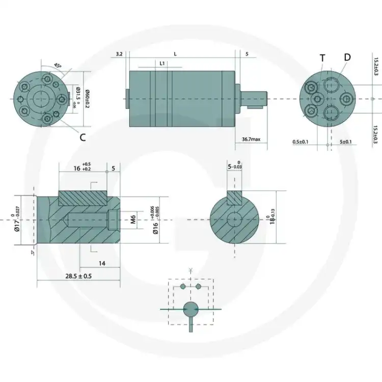 GRANIT-BMM-12-151G0001-Silnik-hydrauliczny-D=16mm-3-8-2