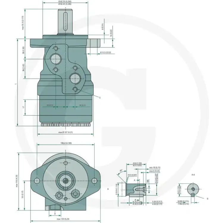 WHITE-151-0413-OMR-125-Silnik-hydrauliczny-2