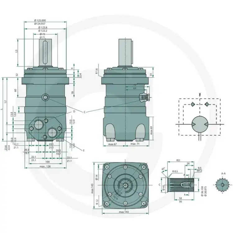WHITE-OMT-315-151B3009-Silnik-hydrauliczny-2