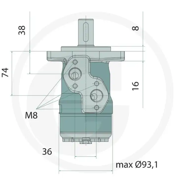 WHITE-11185775-OMP-X-32-Silnik-hydrauliczny-D=25mm-3