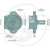 M+S-MR50CB-MR-050cc-Silnik-hydrauliczny-D=32mm-G-1-2''-4