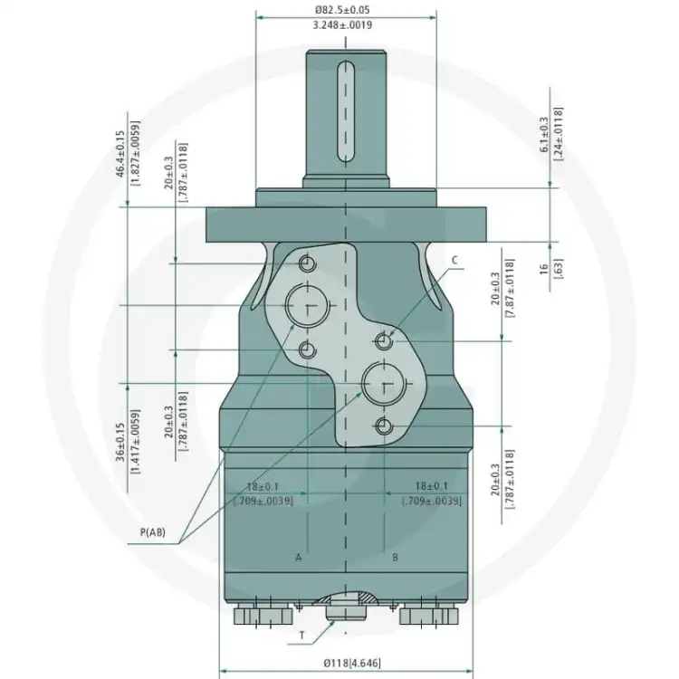 M+S-MH250C-MH-250cc-Silnik-hydrauliczny-D=32mm-1-2''-2