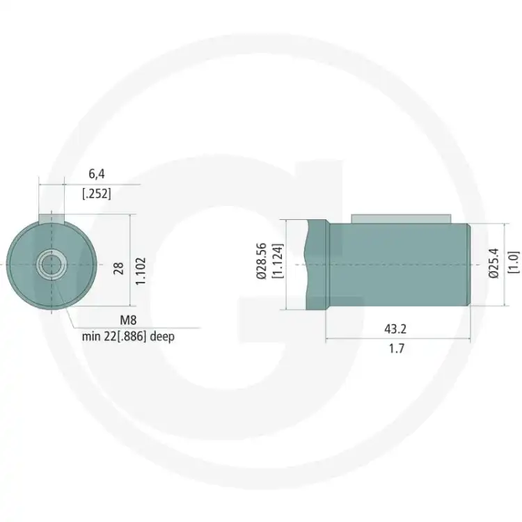M+S-MP315COU-MP-315cc-Silnik-hydrauliczny-D=25,4mm-1-2''-2