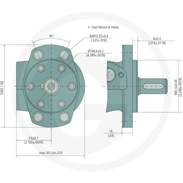 M+S-MRF-200-Silnik-hydrauliczny-D=32mm-2