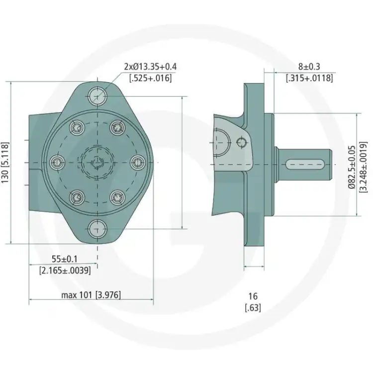 M+S-MPB-125-Silnik-hydrauliczny-D=32mm-3