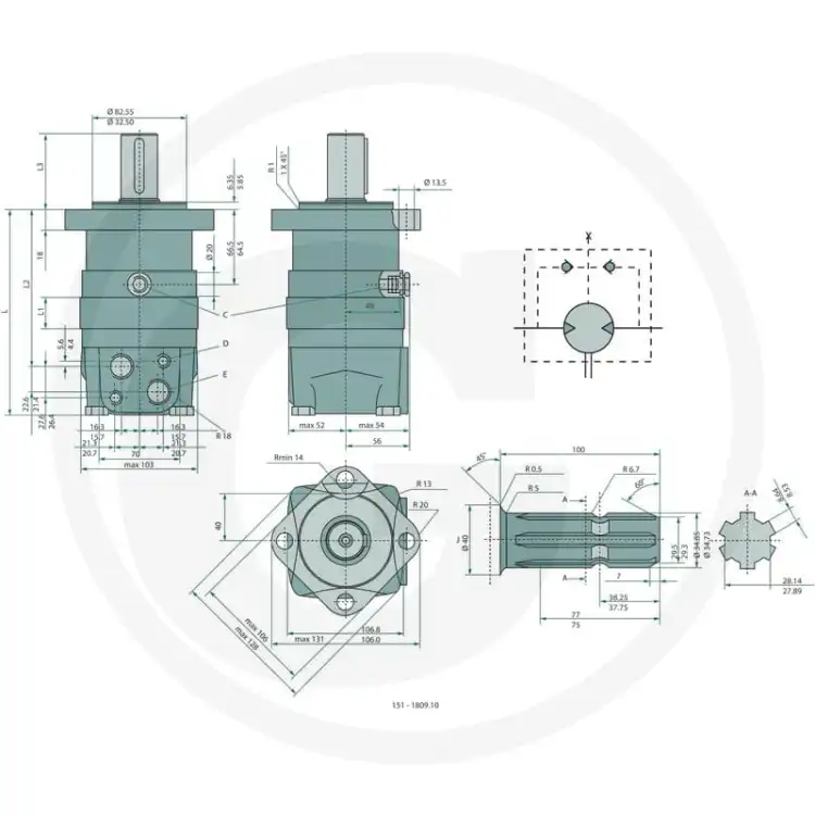 WHITE-151F0560-OMS-80-Silnik-hydrauliczny-2
