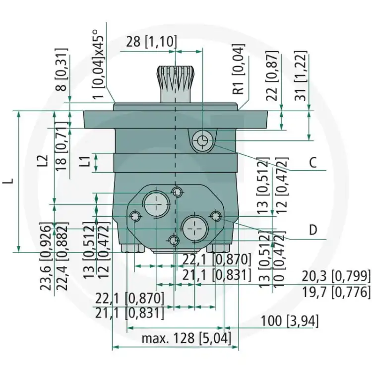 WHITE-151B3040-OMTS-400-Silnik-hydrauliczny-2