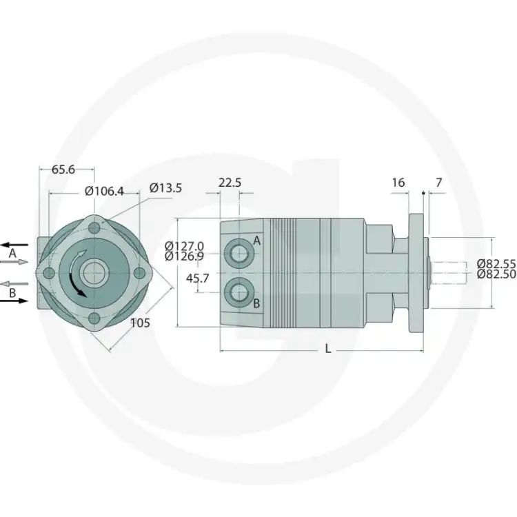 Parker-TF0195VX460AAAB-Silnik-hydrauliczny-orbitalny-2