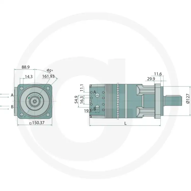 Parker-TK0400K4640AAAB-Silnik-hydrauliczny-orbitalny