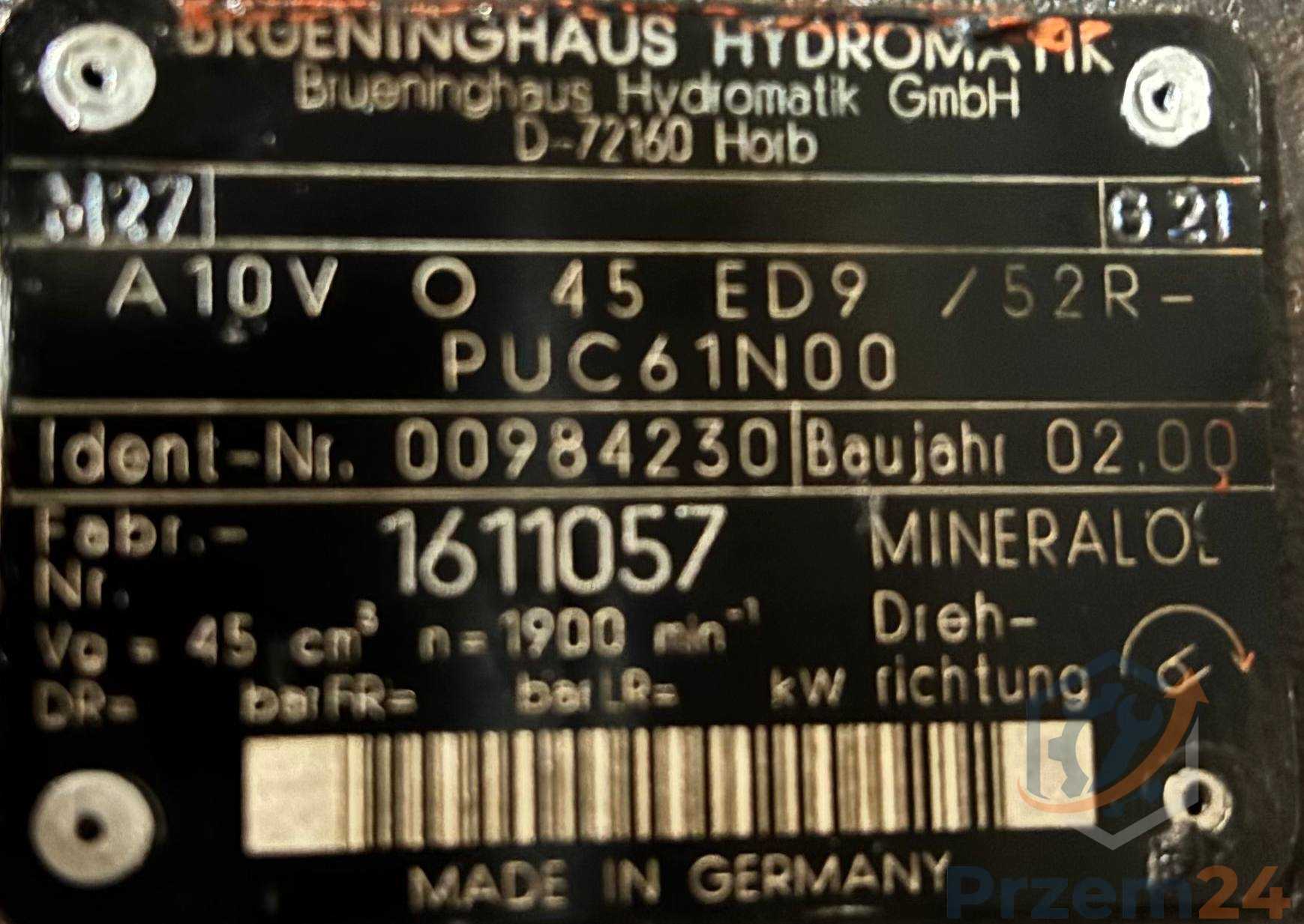 Brueninghaus-A10V-O-45-ED9-52R-PUC61N00-(00984230)-Pompa-hydrauliczna