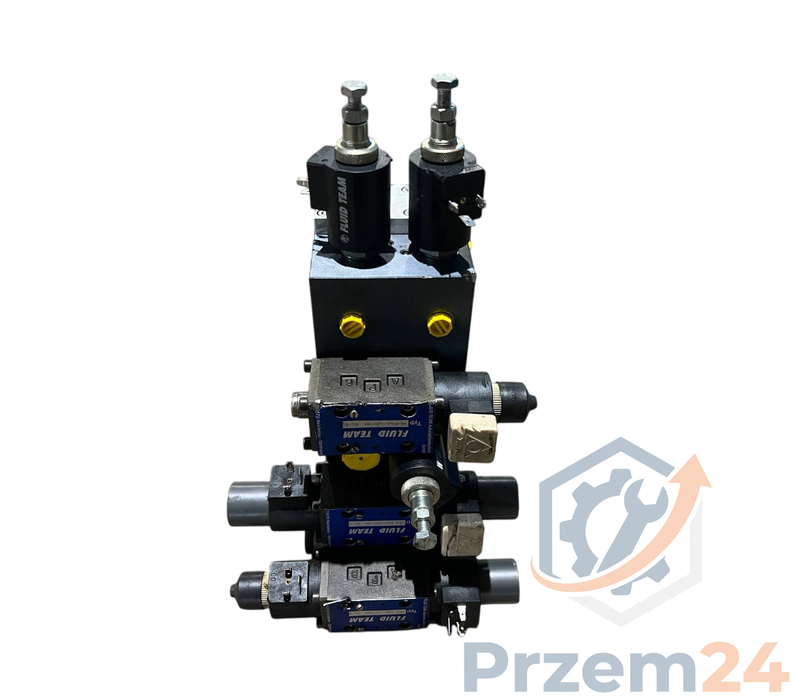 Fluid-Team-HECKSTEUERBLOCK-601-Blok-hydrauliczny-+-Fluid-Team-GP8-045-A59-138-Zawór-hydrauliczny-+-F
