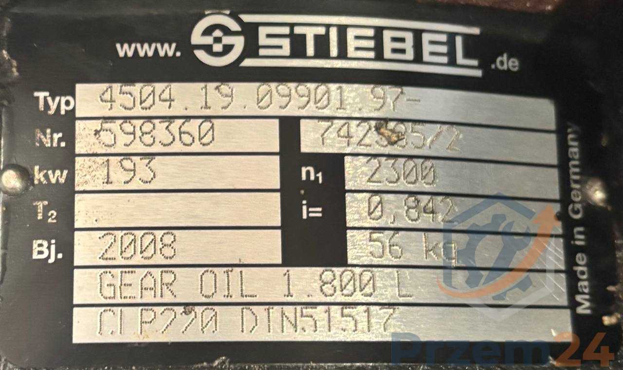Stiebel-4504.19.09901.97-598360-Przekładnia-193kW-I=0,842