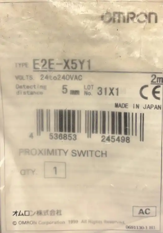 OMRON-E2E-X5Y1-Indukcyjny-czujnik-zbliżeniowy-24-24VDC-2